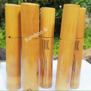 Bamboo bottles with Laser engraved logo.